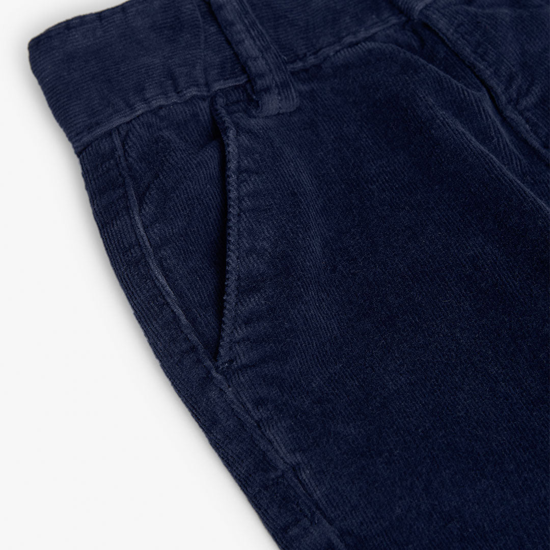 Boboli Boy Microcorduory Navy Trousers