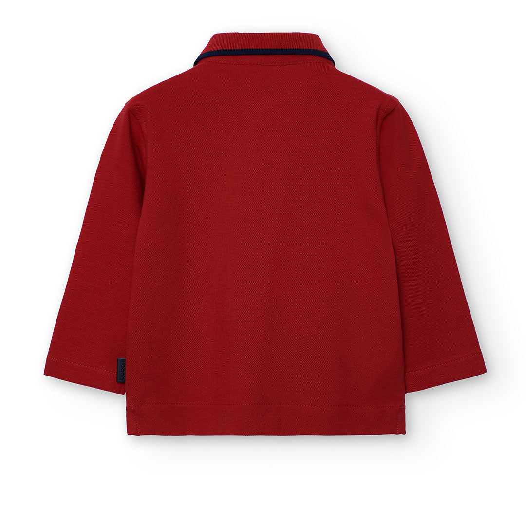 Boboli Boys Long Sleeve Polo Shirt