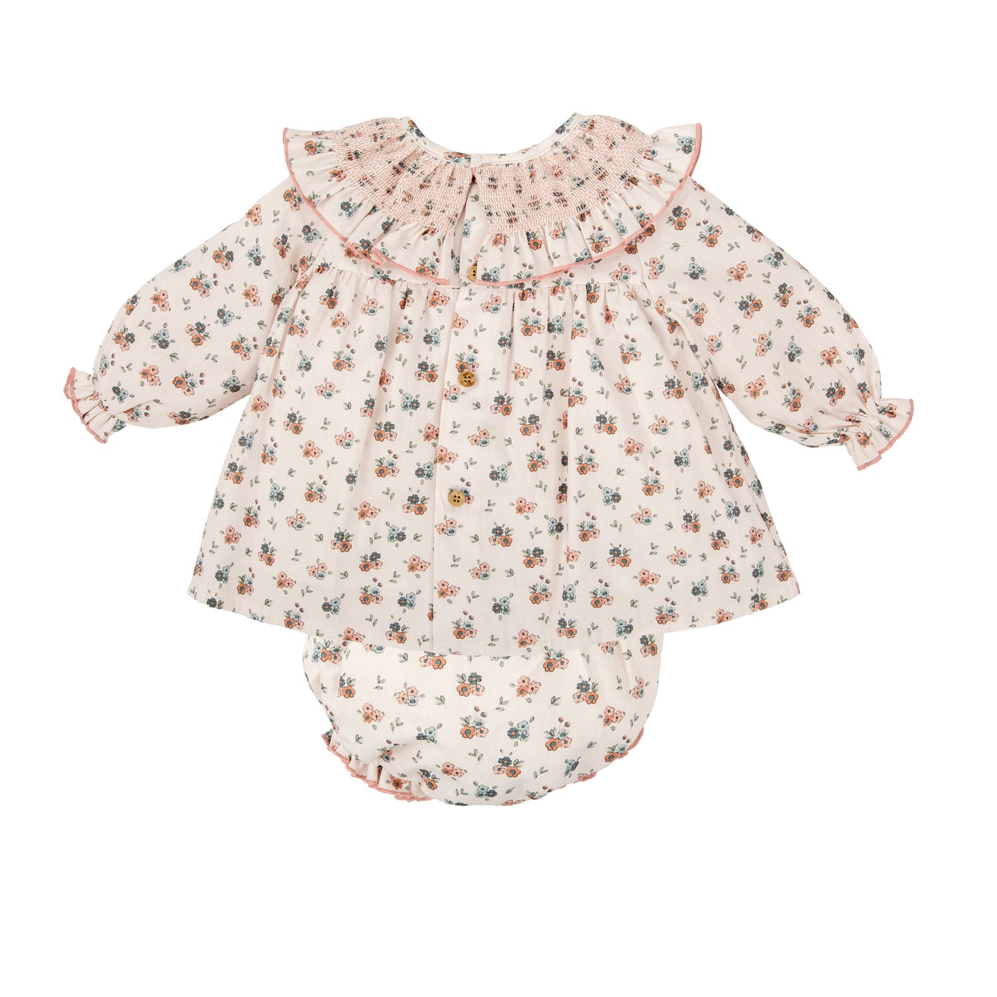 Babidu Baby Girls 100% Cotton Woven Dress and Pants