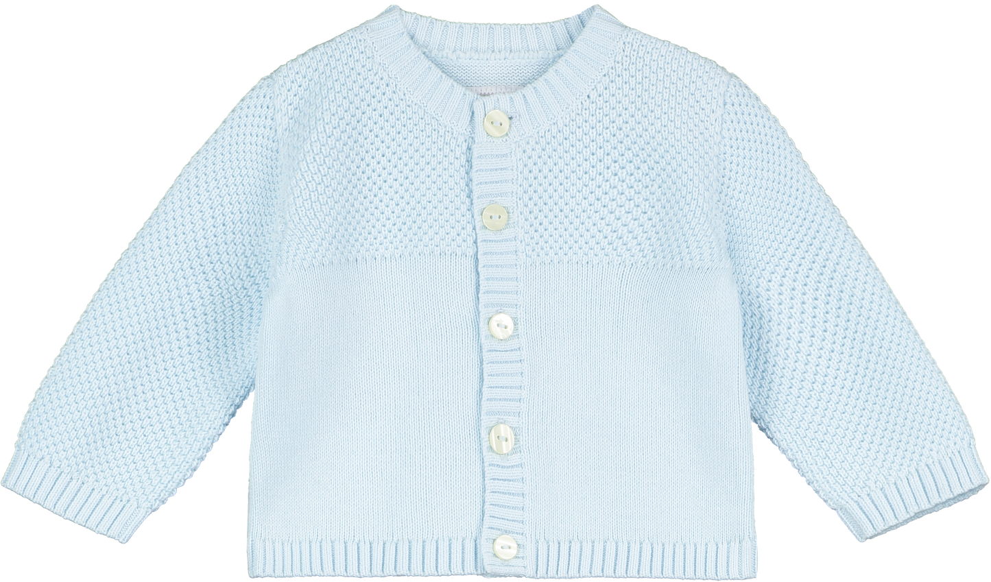 Emile et Rose Blue Baby Knit Cardigan