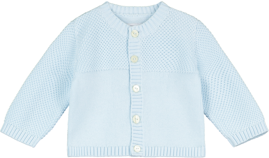 Emile et Rose Blue Baby Knit Cardigan