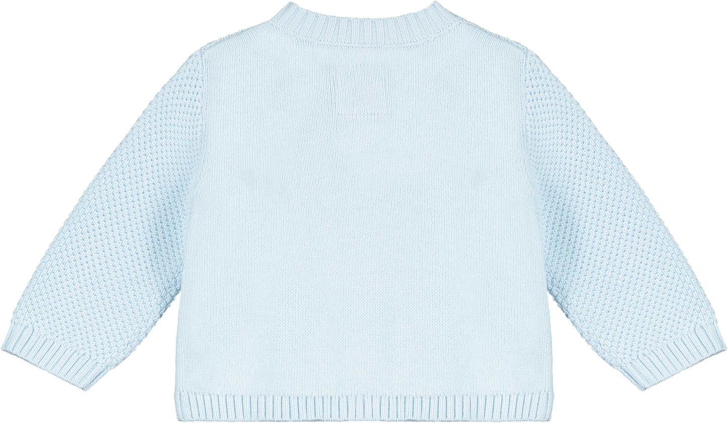 Emile et Rose Blue Baby Knit Cardigan