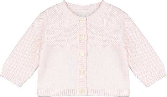 Emile et Rose Pink Baby Knit Cardigan