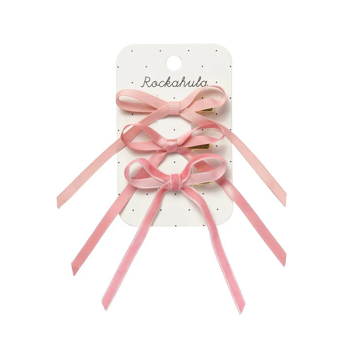 Rockahula Girls Very Cutesy Long Bow Clips