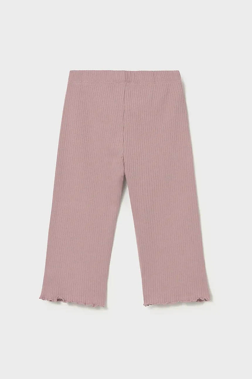Mayoral Baby Girl 3 Piece Dusty Pink Ribbed Set