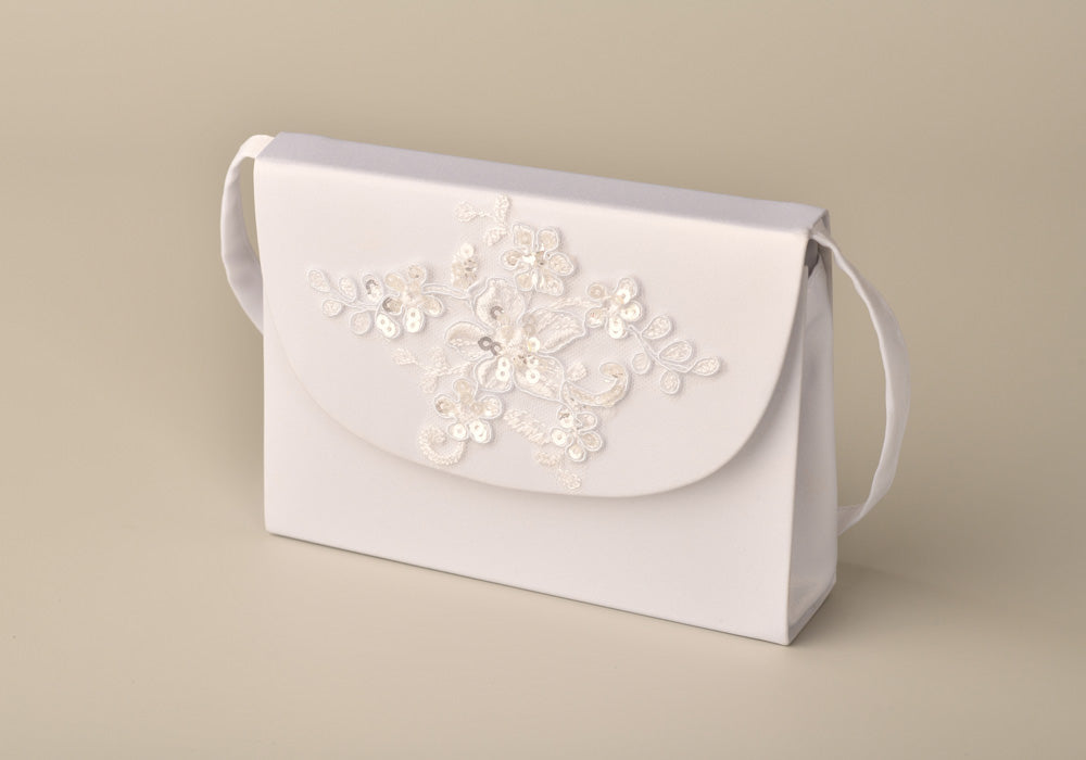Sweetie Pie Holy Communion Floral Detail Bag