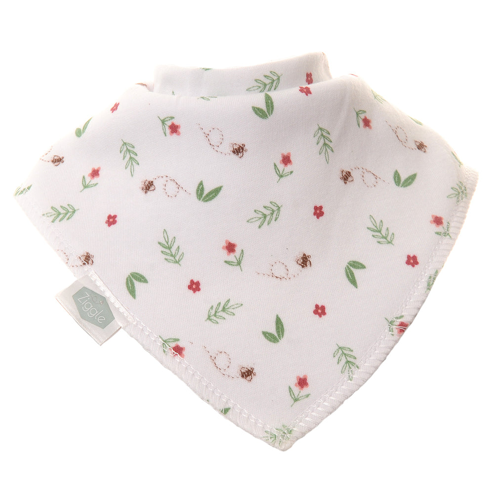 Ziggle Baby Girls Bunnies Bib Set