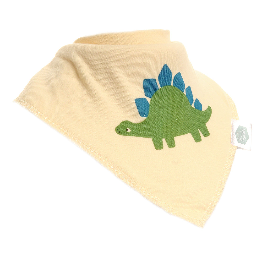 Ziggle Baby Boys Dino and Stars Bib Set