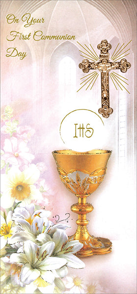 On Your First Communion Card