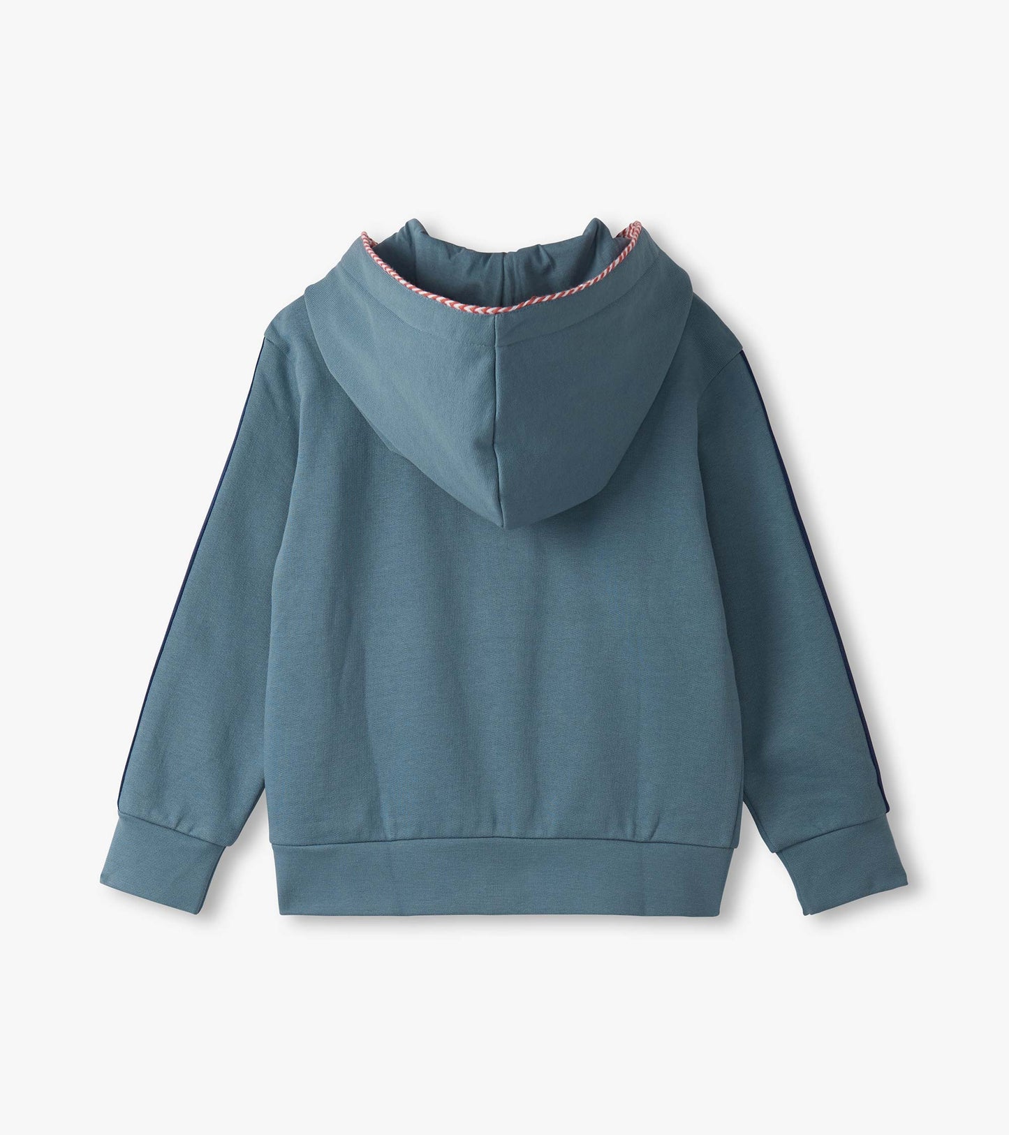 Hatley Boys Blue Stone Exposed Zip Hoodie