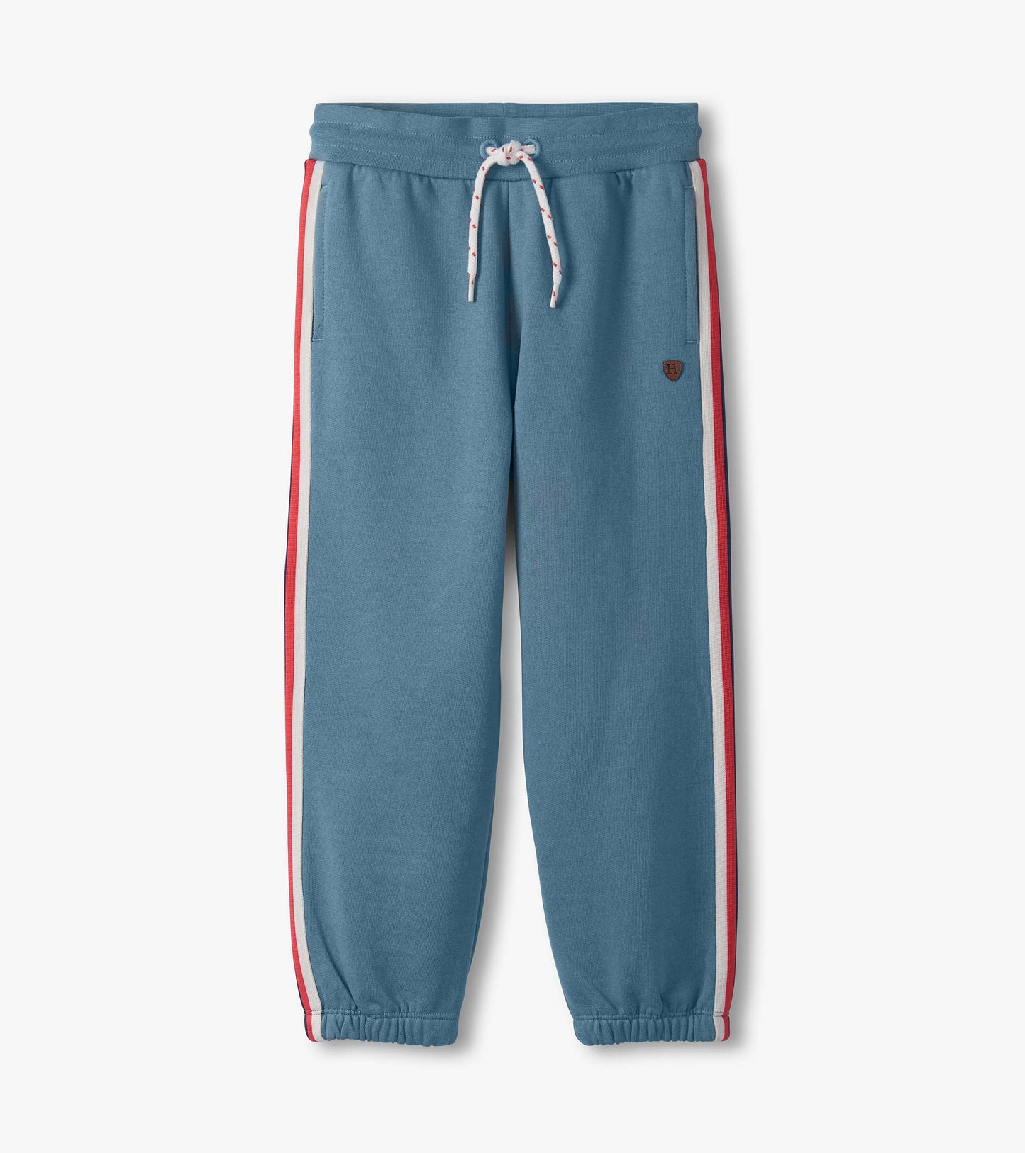 Hatley Boys Blue Tracksuit Bottoms with Side Taping