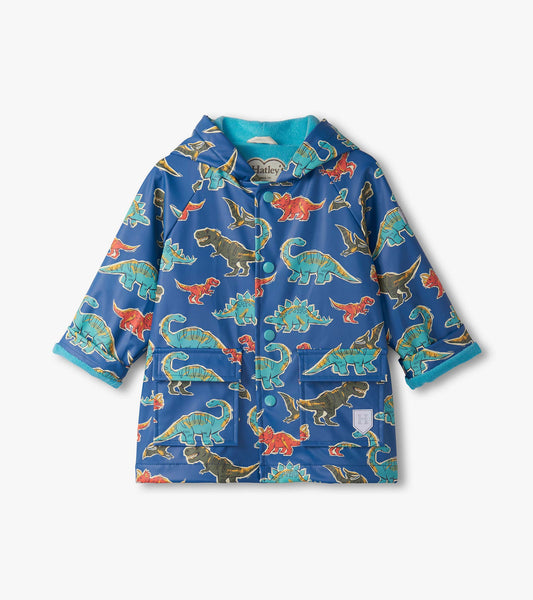 Hatley Baby Boys Dino Roar Snap Raincoat