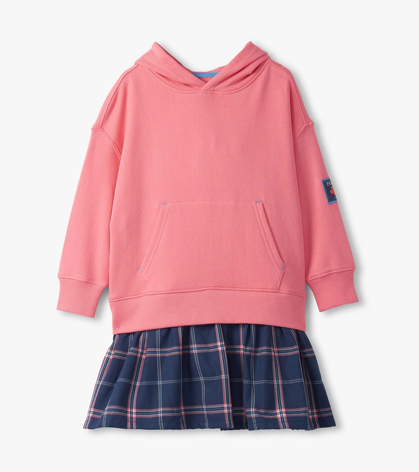 Hatley Girls Preppy Plaid Mixed Match Dress