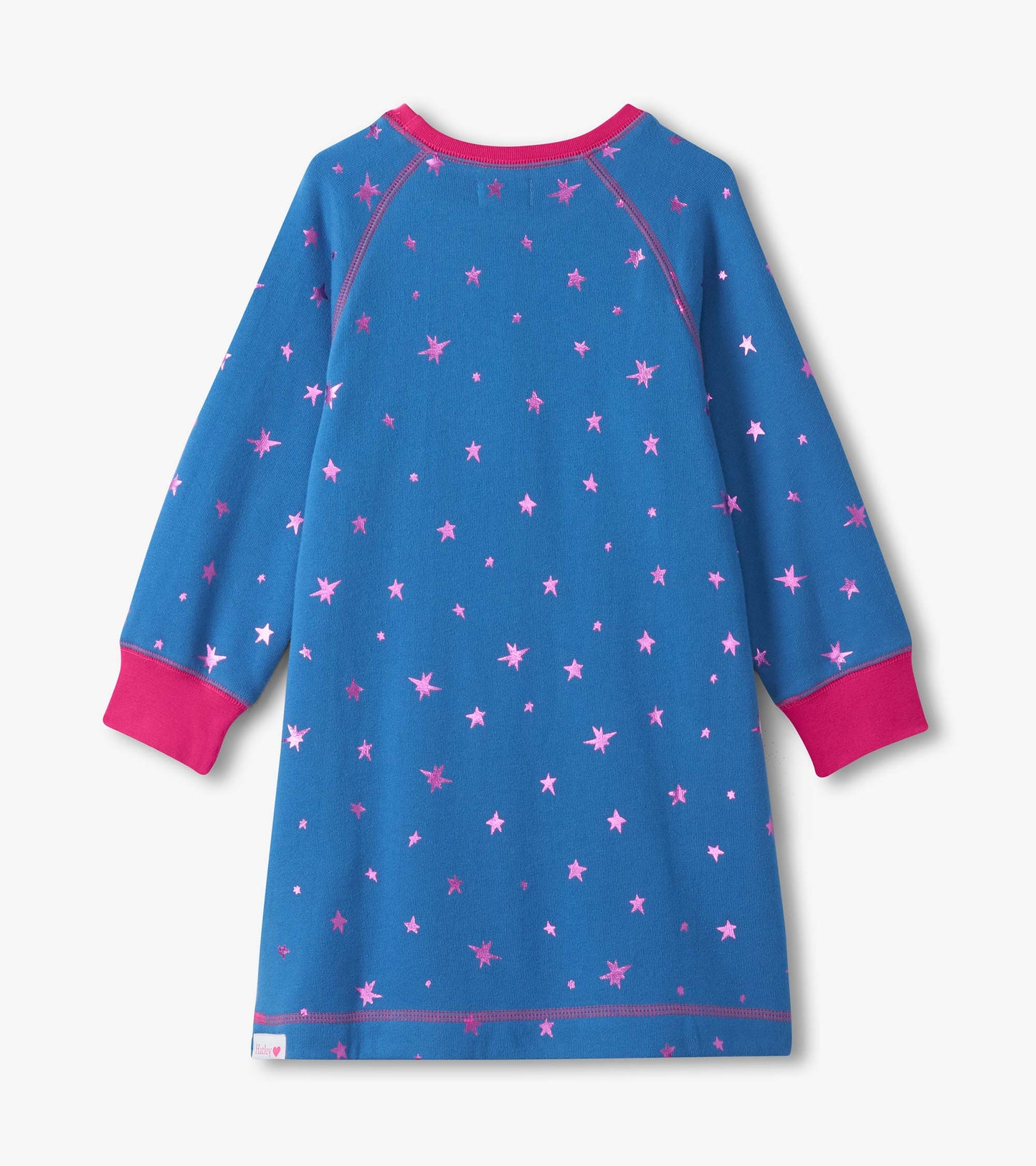 Hatley Girls Foil Stars Sweatshirt dress