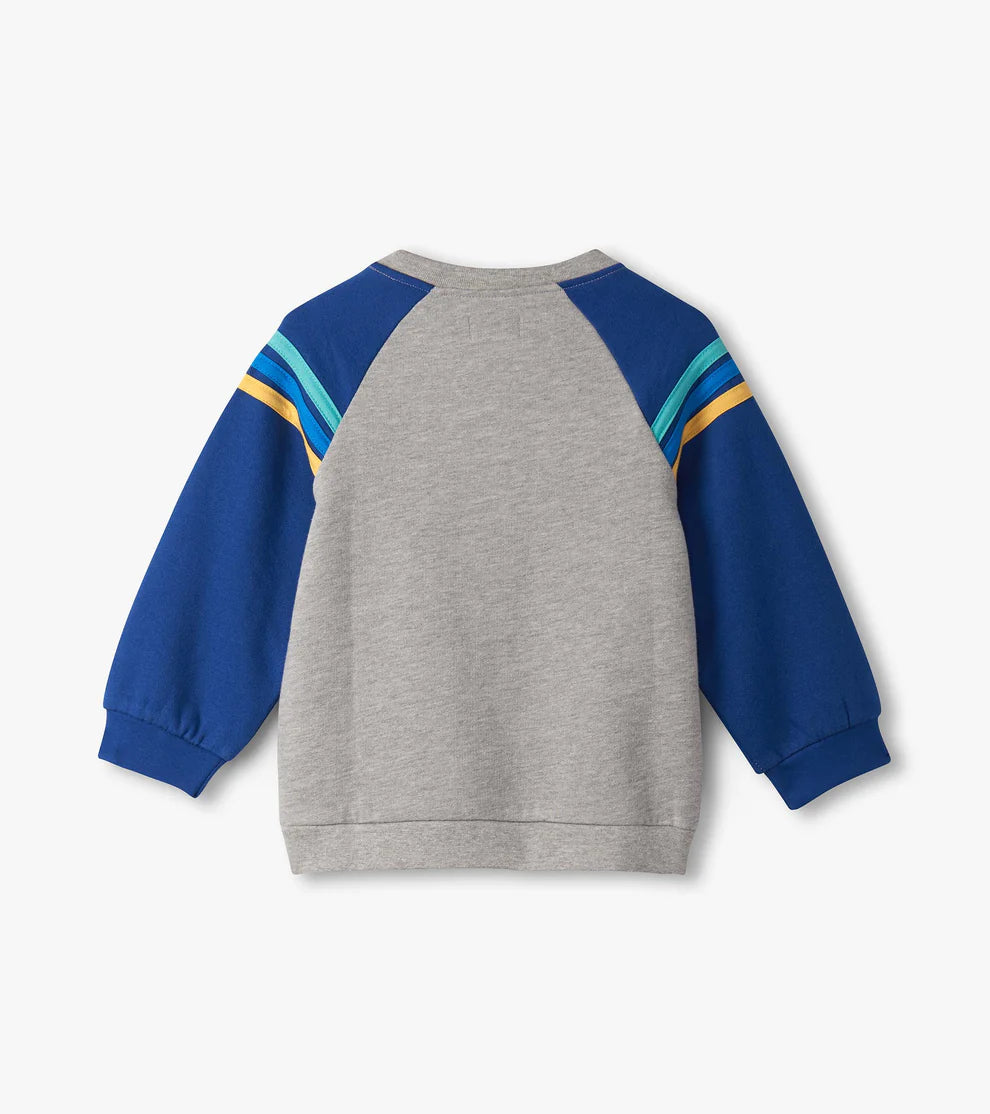 Hatley Baby Boys Glow in the Dark Dino Pullover Sweatshirt