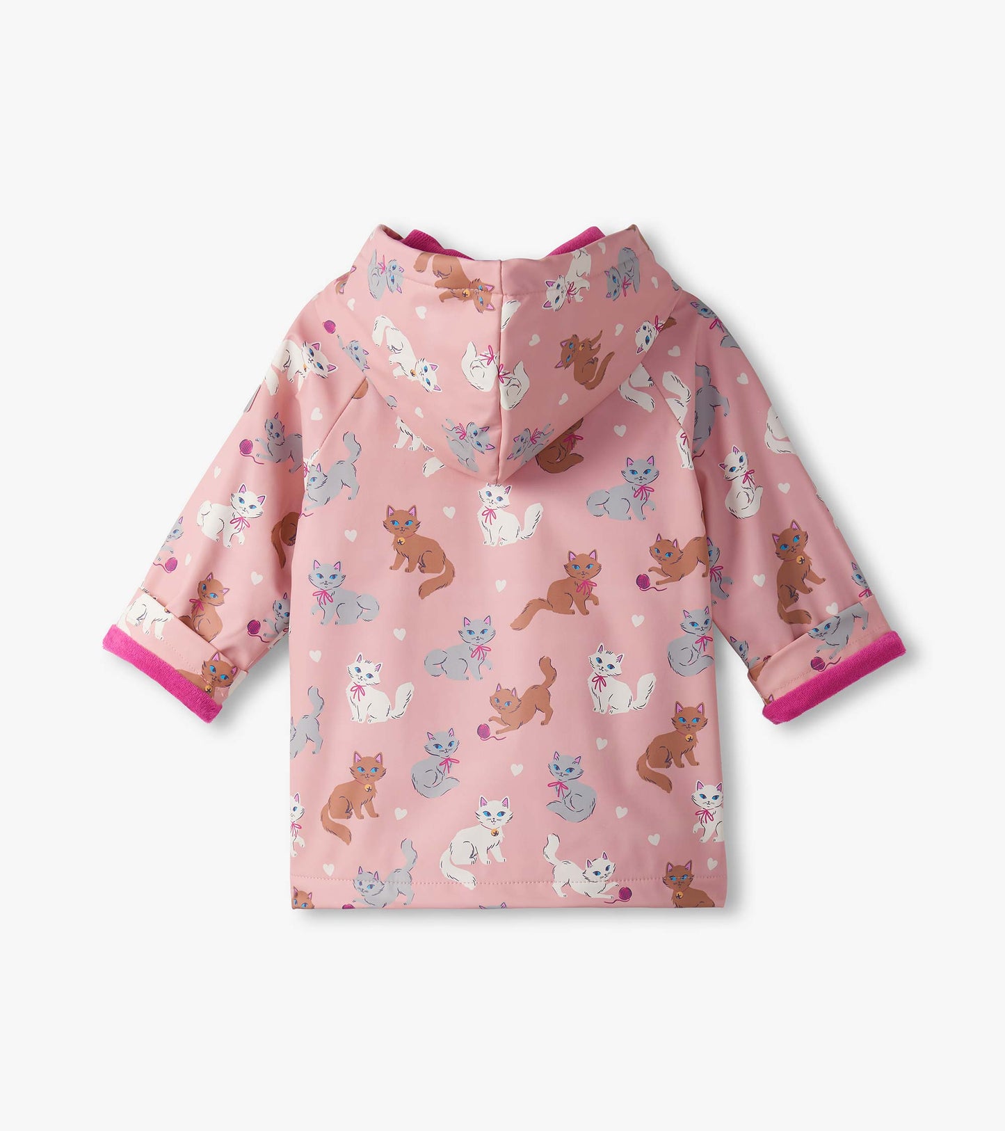 Hatley Baby Girl Little Kitties Snap Raincoat