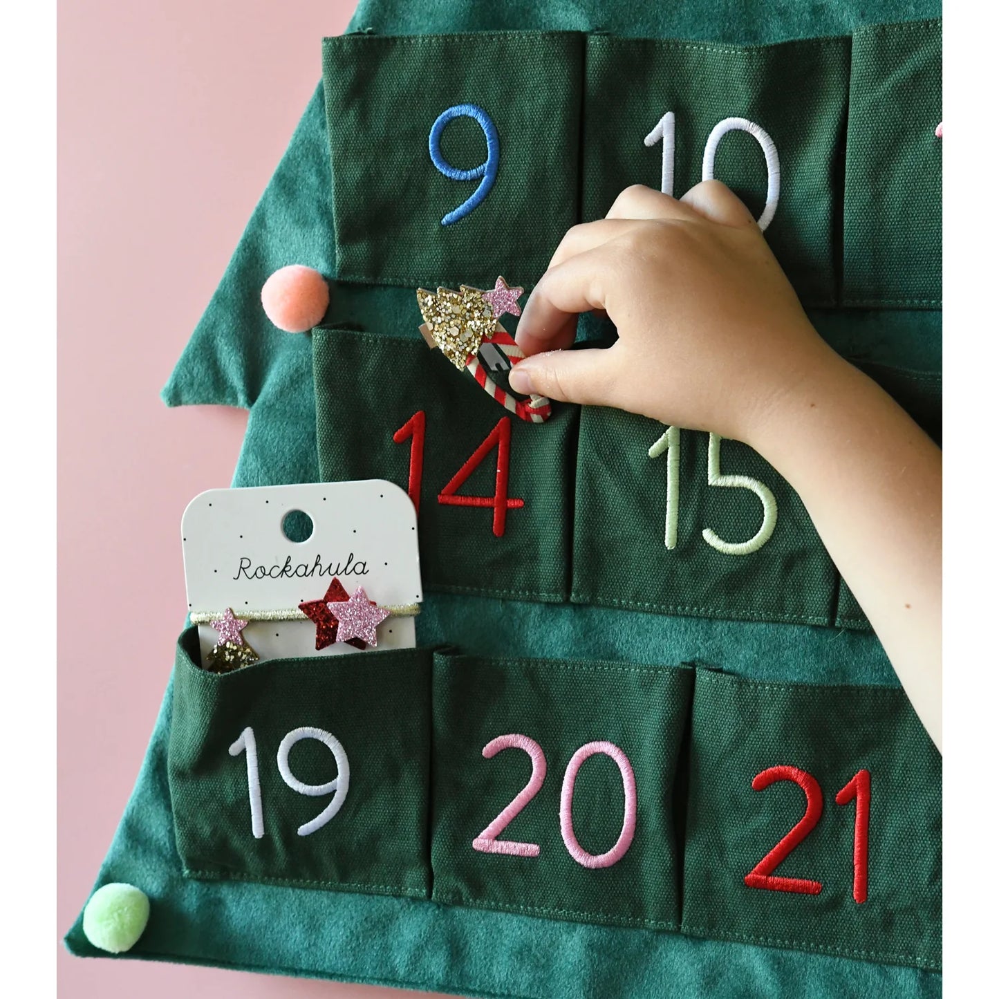 Rockahula Stripy Christmas Tree Clips