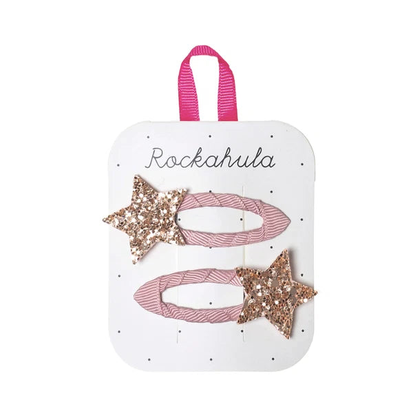 Rockahula Girls Pink Starlight Hair Clips
