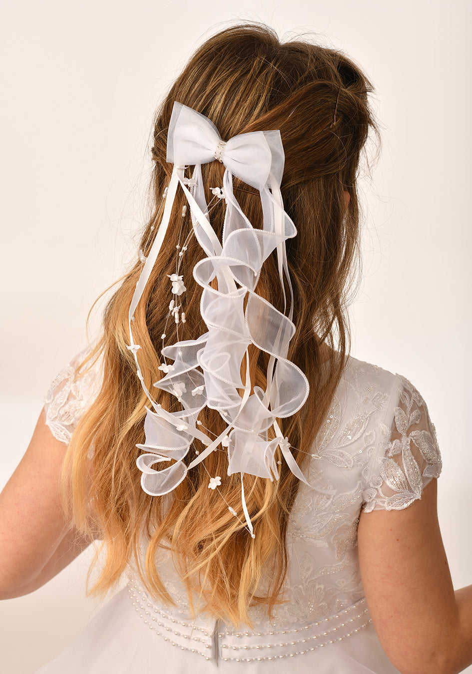 Sweetie Pie Holy Communion Headpiece with Bow