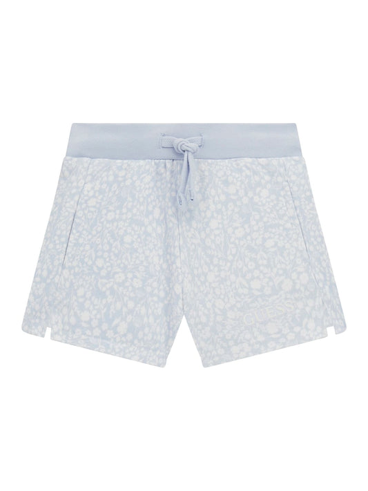 Guess Girls Blue Micro Flowers Shorts