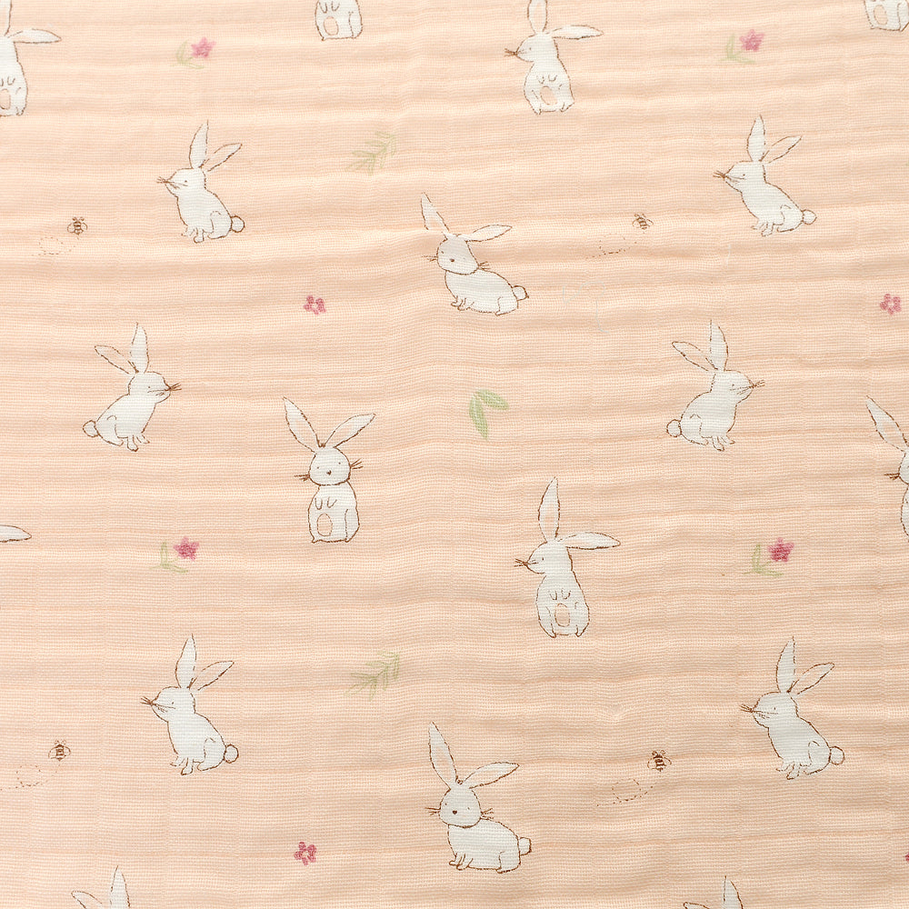 Ziggle Baby Girls Bunnies Muslin Set