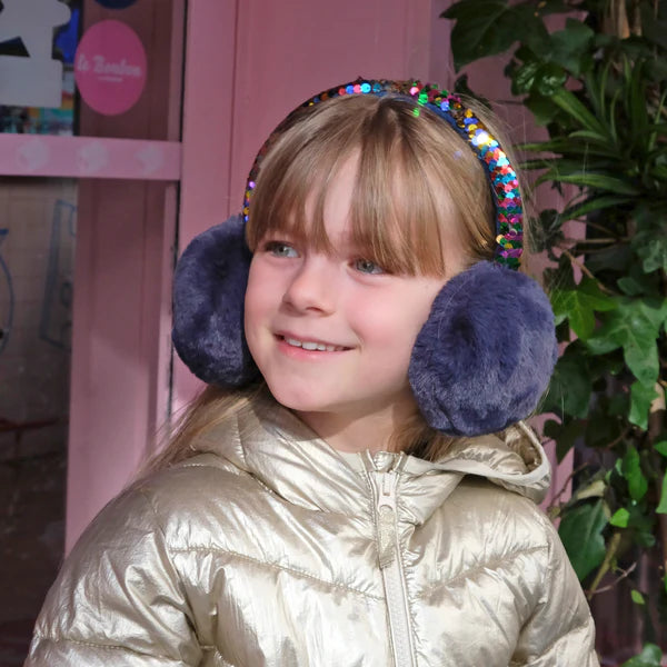 Rockahula Rainbow Sequin Ear Muffs