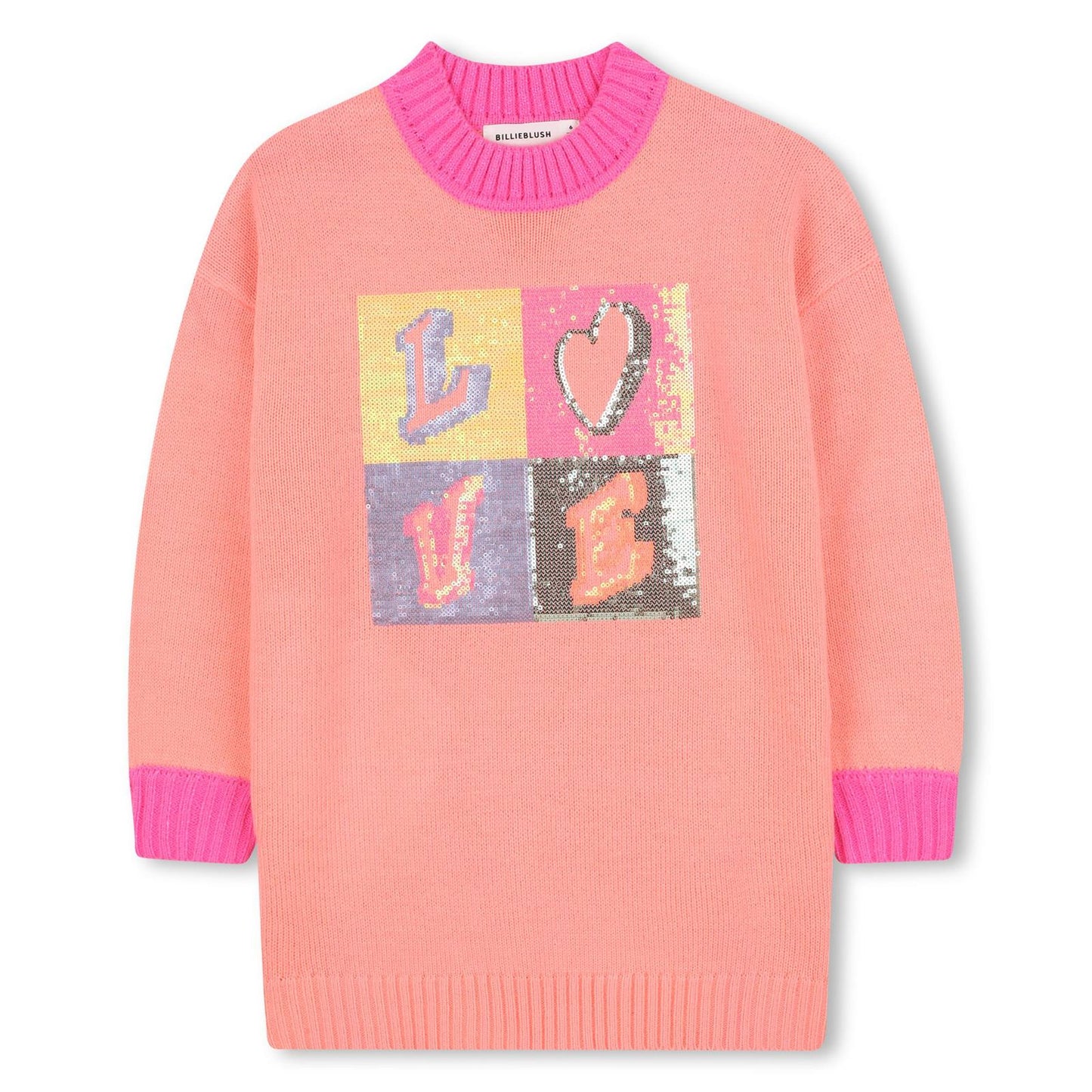 Billieblush Girls Knitted Love Dress