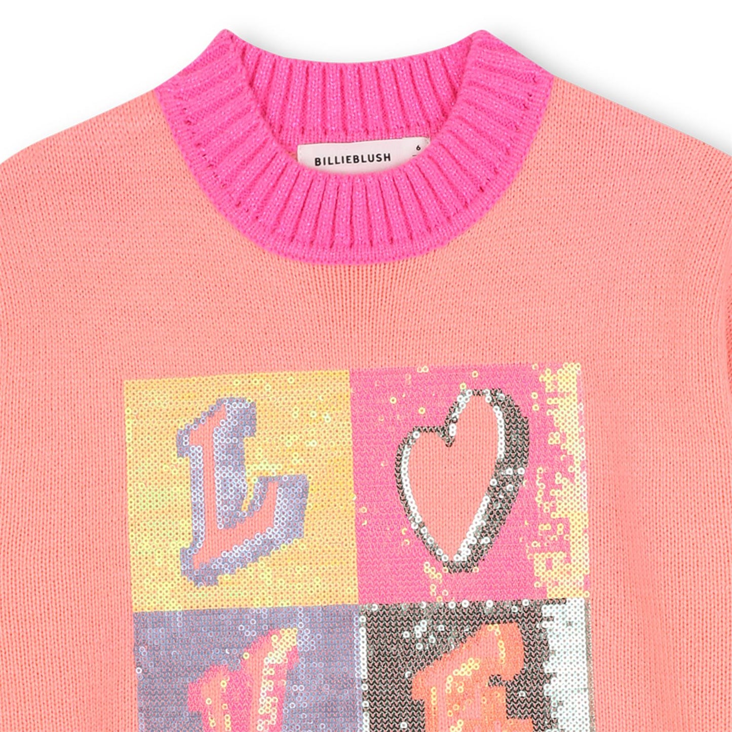 Billieblush Girls Knitted Love Dress