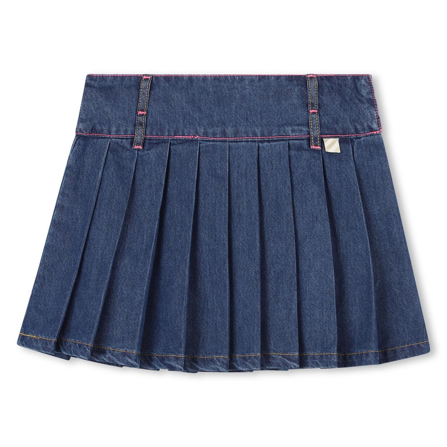 Billieblush Girls Denim Pleated Skirt