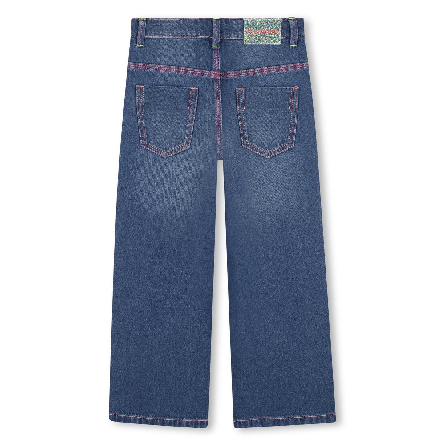 Billieblush Girls Baggy Denim Heart Jeans
