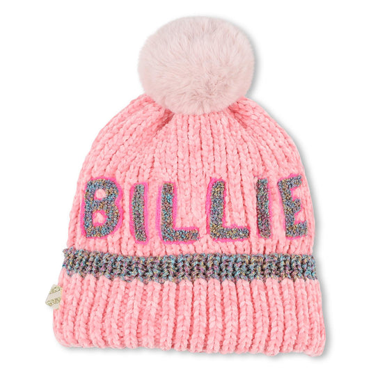 Billieblush Peach Hat with Pompom