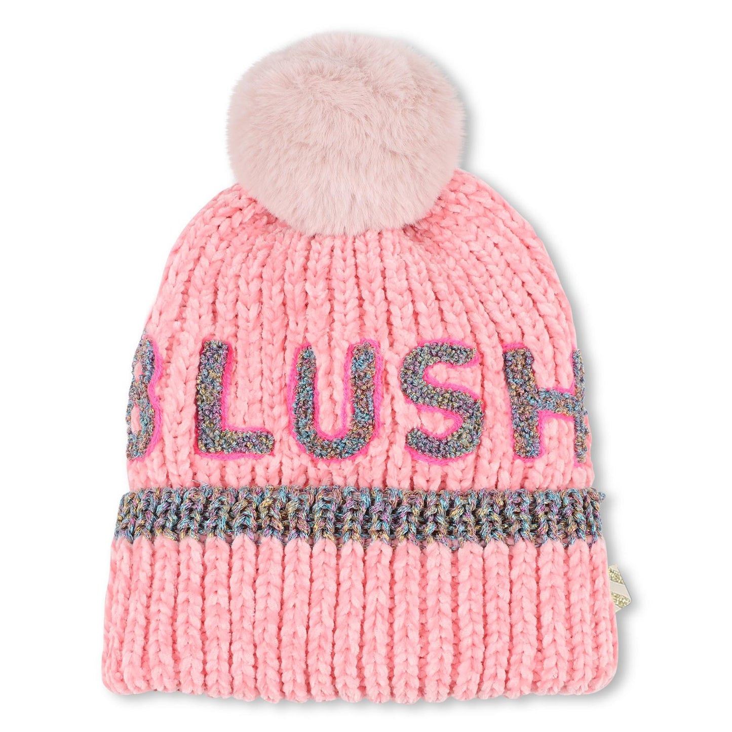 Billieblush Peach Hat with Pompom
