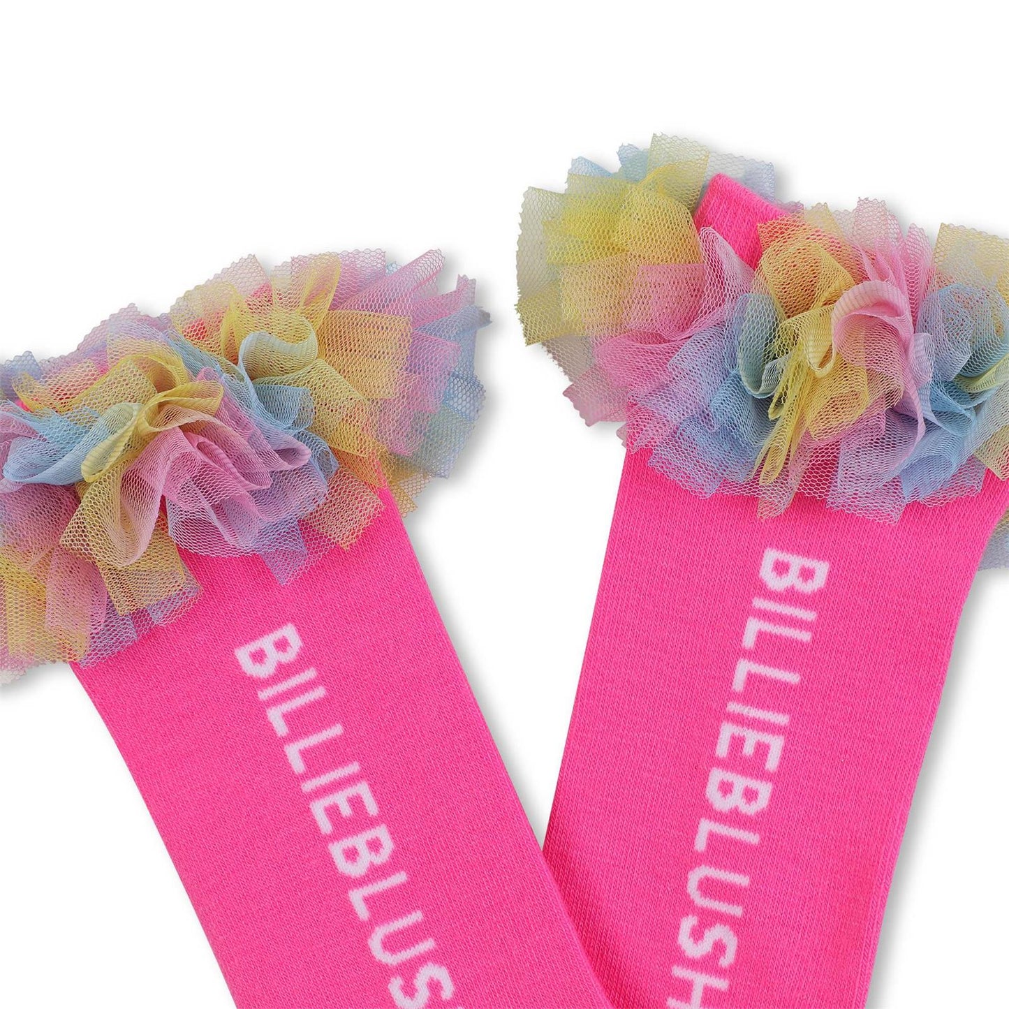 Billieblush Pink Socks With Multicolour Frill
