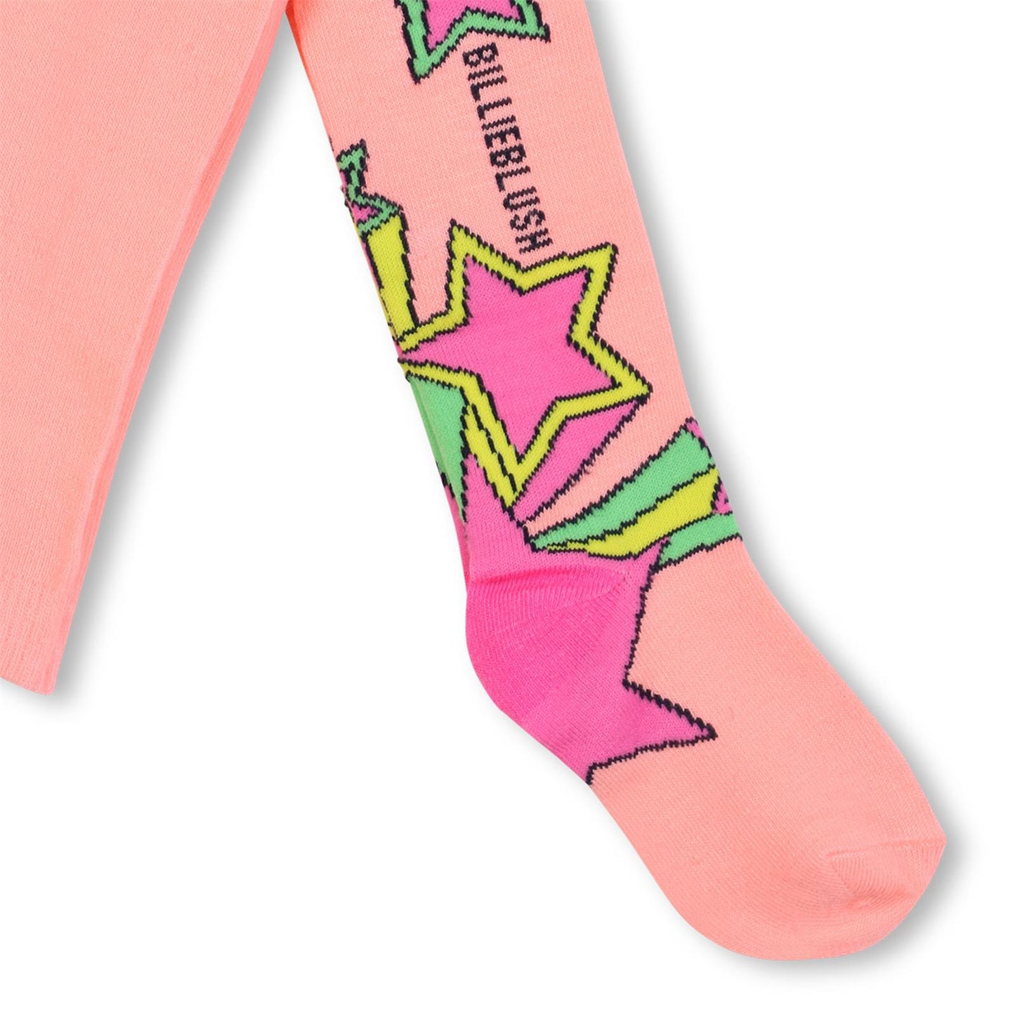 Billieblush Peach Winter TIghts WIth Stars