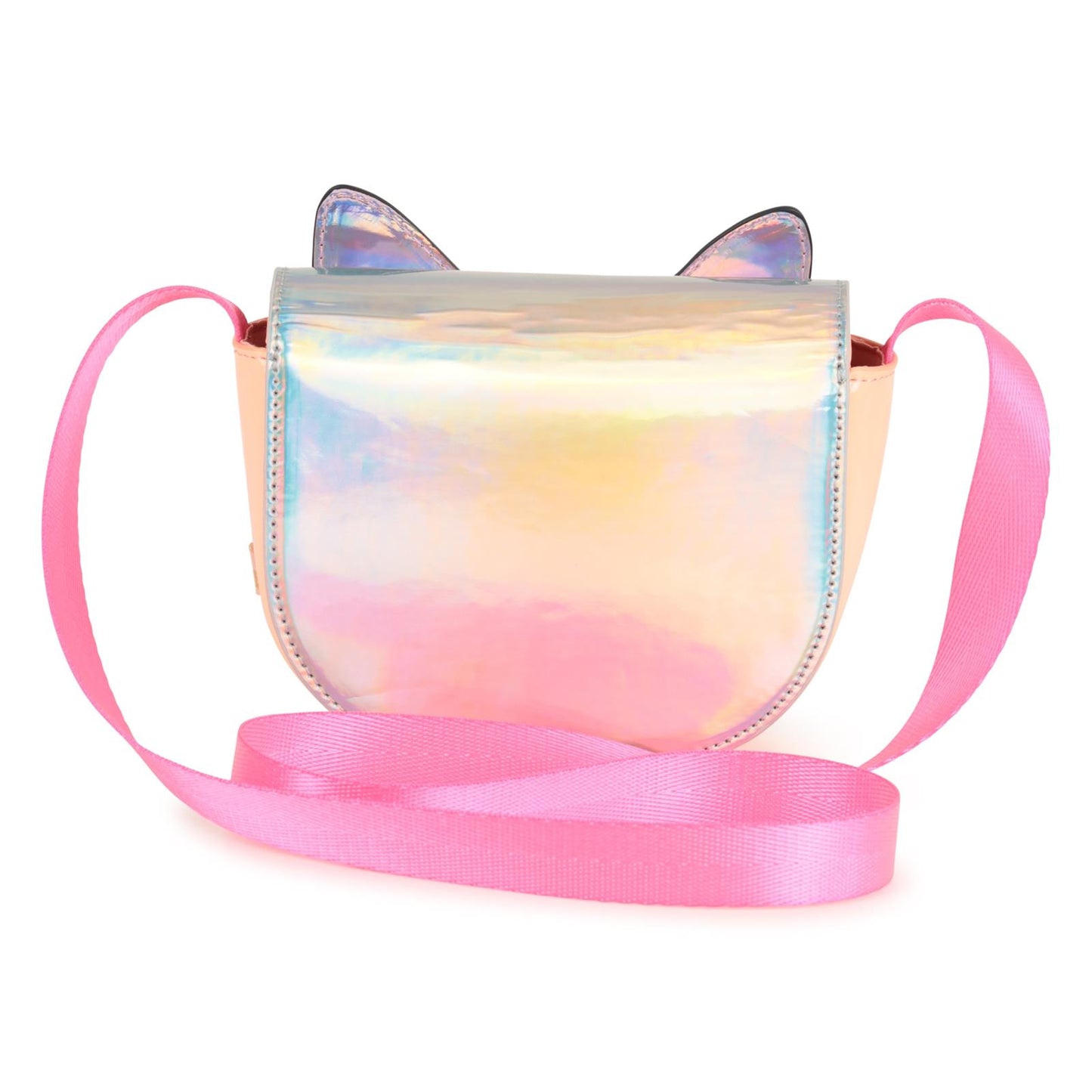 Billieblush Peach Sleeping Cat Handle Bag