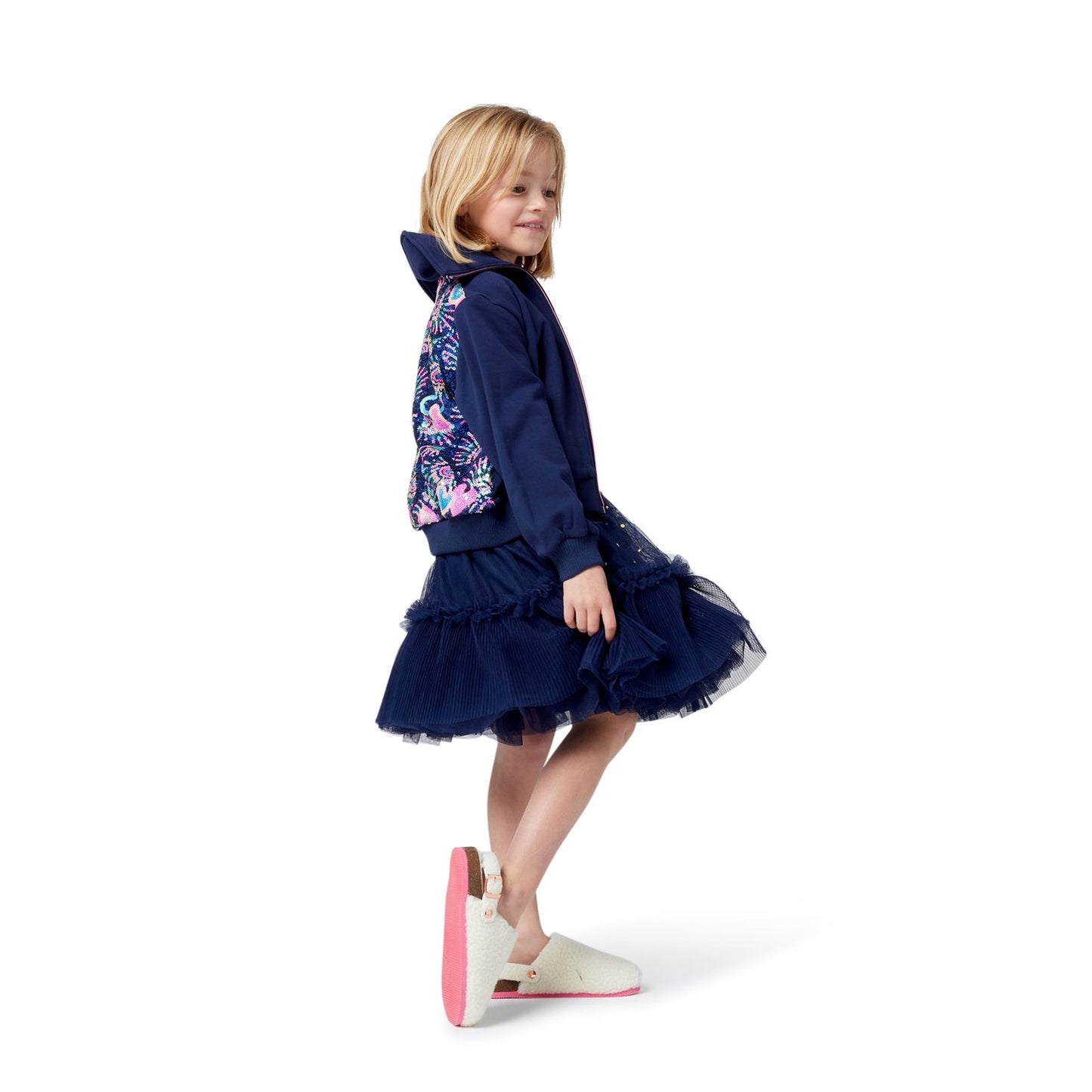 Billieblush Navy Fancy Cardigan