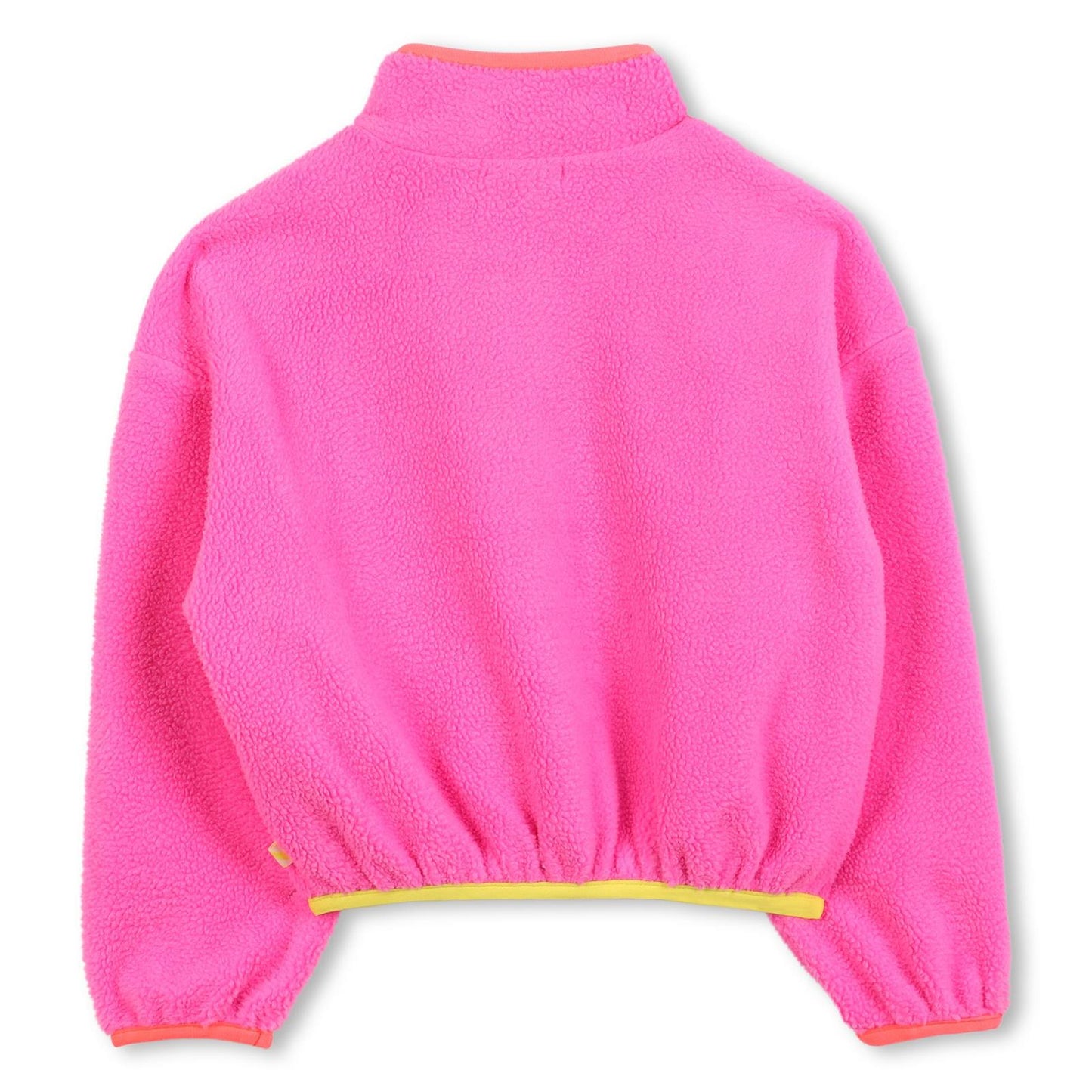 Billieblush Girls Pink Button-Up Polar Jacket