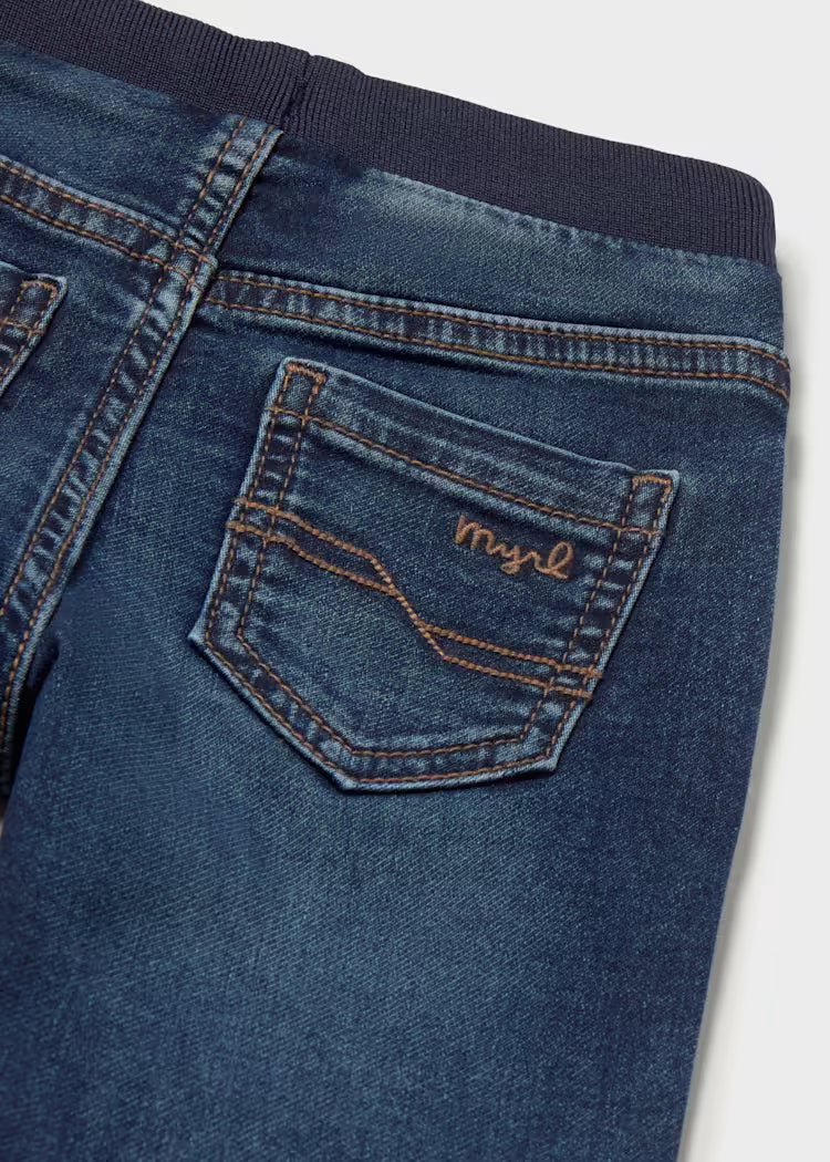 Mayoral Baby Boys Medium Soft Denim Jogger Trousers