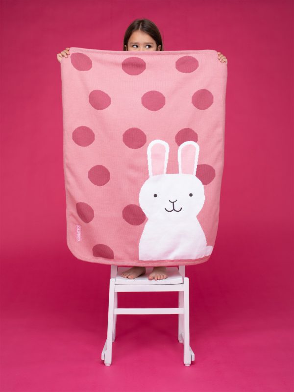 Ziggle Girls Cosatto Bunny Buddy Sherpa Blanket