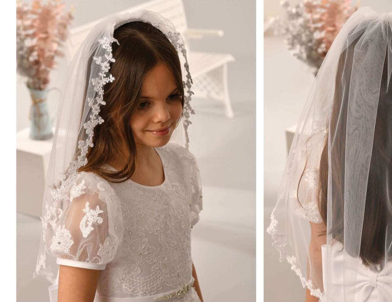Sweetie Pie Holy Communion Veil V009