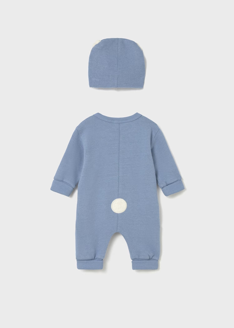 Mayoral Baby Boys Cloud Long Bodysuit With Hat