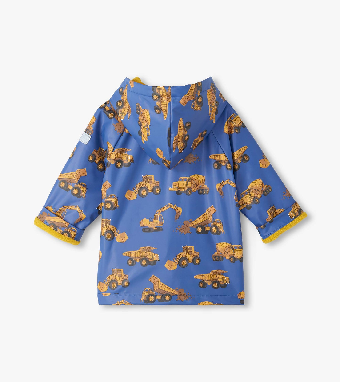 Hatley Baby Boy Construction Trucks Snap Raincoat