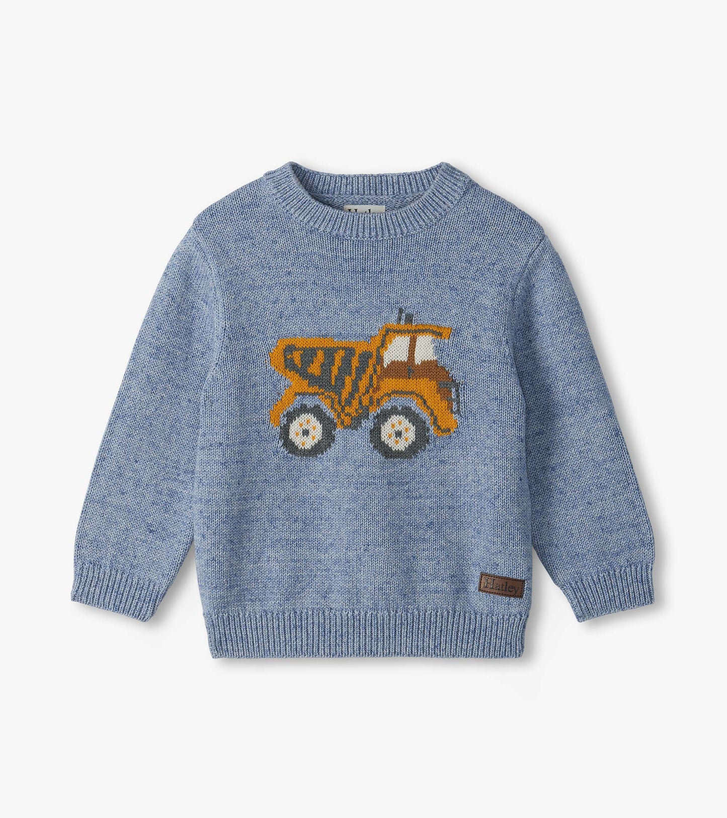 Hatley Baby Boys Dump Truck Crew Neck Sweater