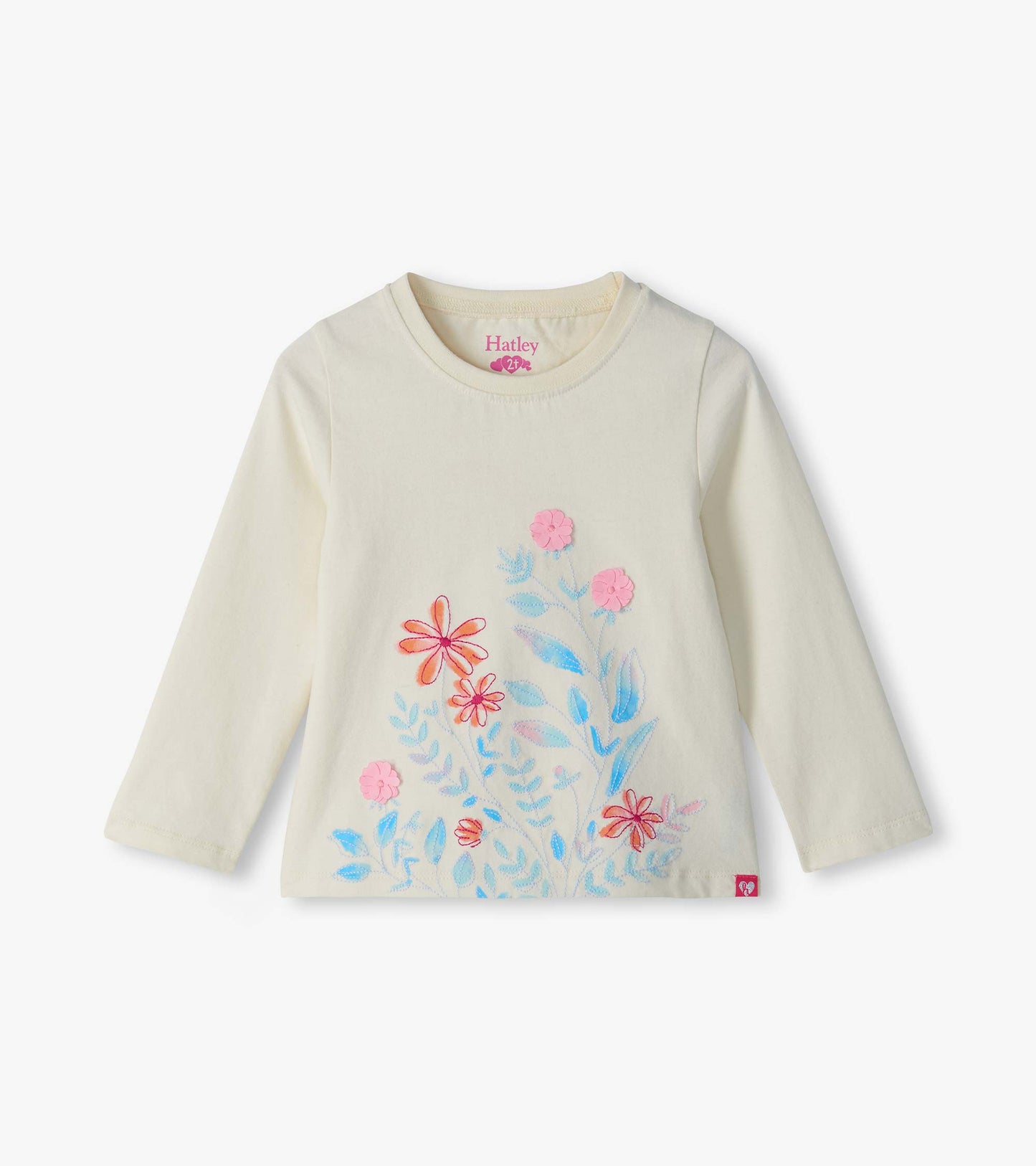 Hatley Baby Girls Gardenia Gathered Back Tee