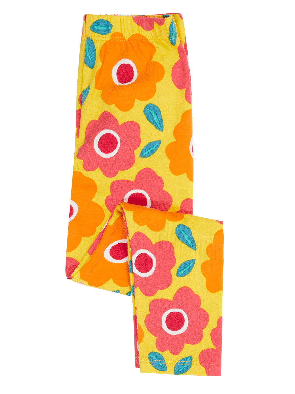 Frugi Girls Libby Floral Fields Printed Leggings