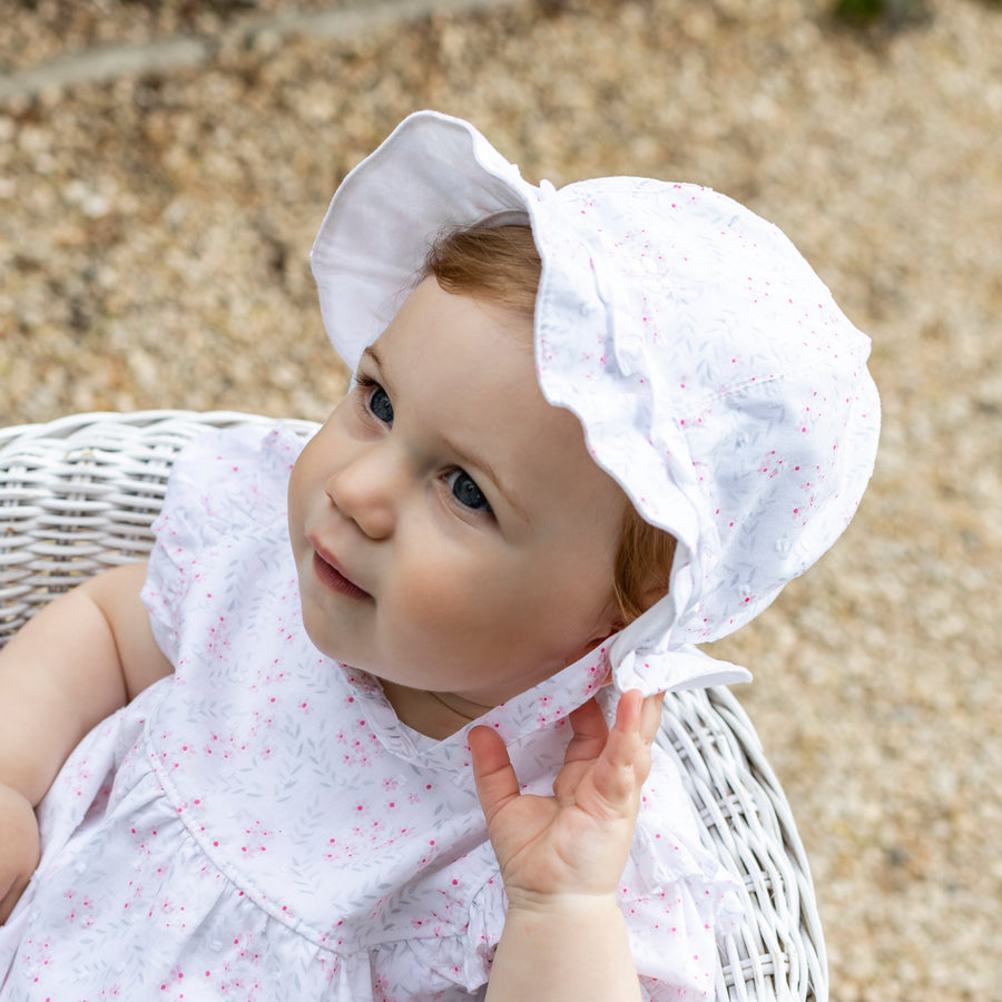 Emile et Rose Brandice Floral Girls Sun Hat