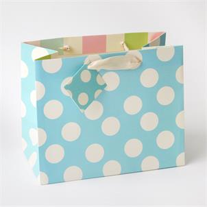 Caroline Gardner blue spot Landscape Gift Bag