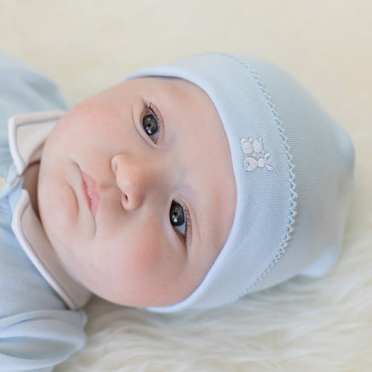 Emile et Rose cotton hat - blue