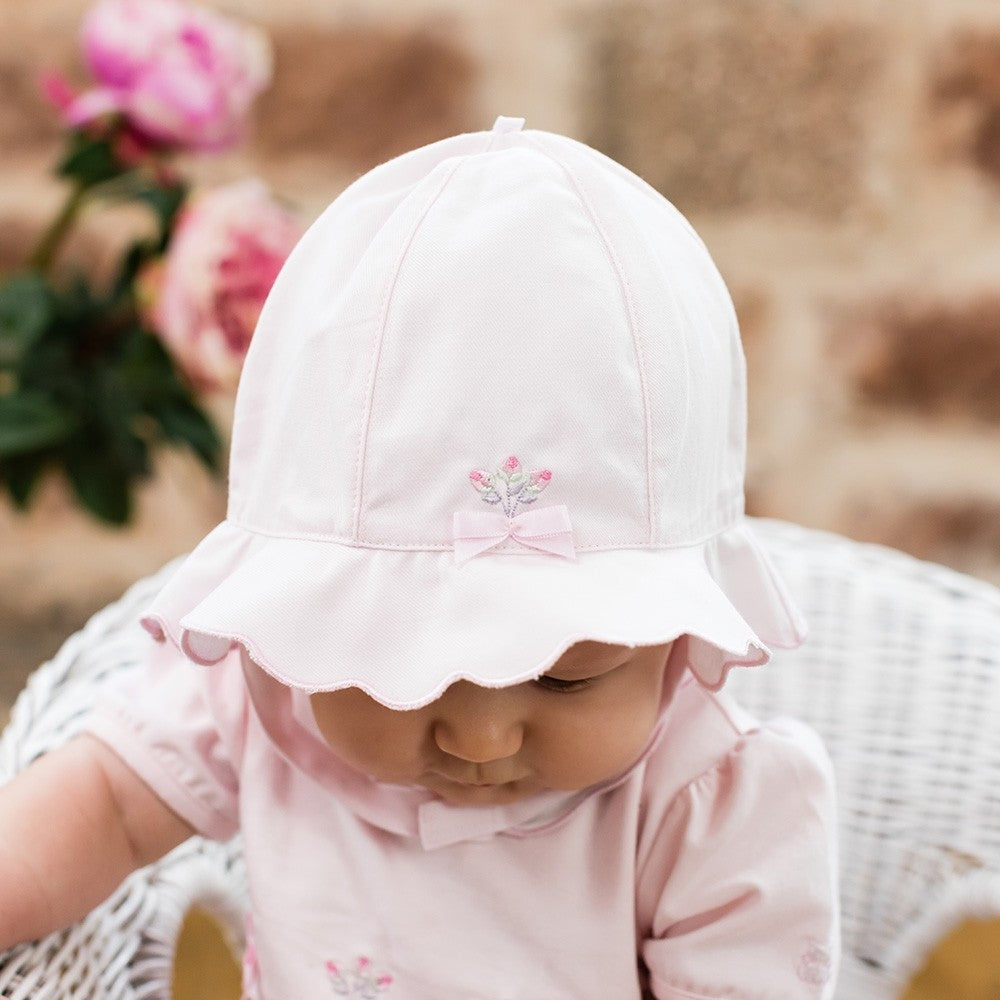 Emile et Rose Pink 3 Rose sunhat - Shayla