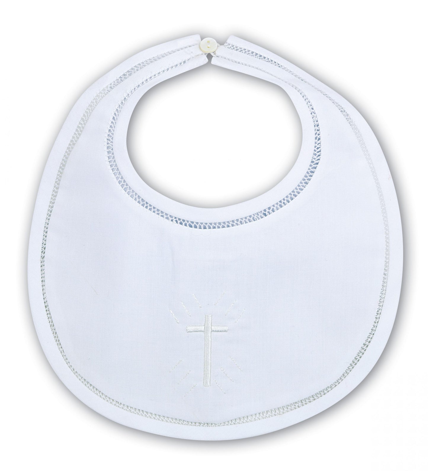 Sarah-Louise One Size Classic Christening Bib